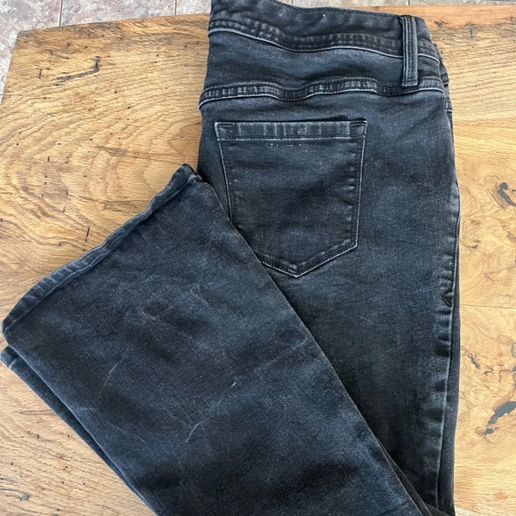 Torrid #feel the fit luxe slim boot cut black jeans size 14 short - Picture 1 of 6